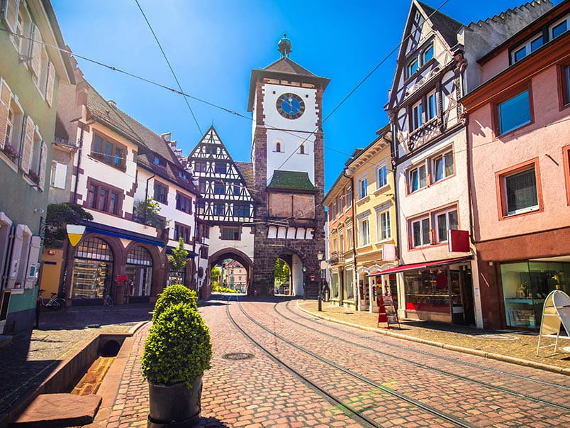 A street in Freiburg, Germany